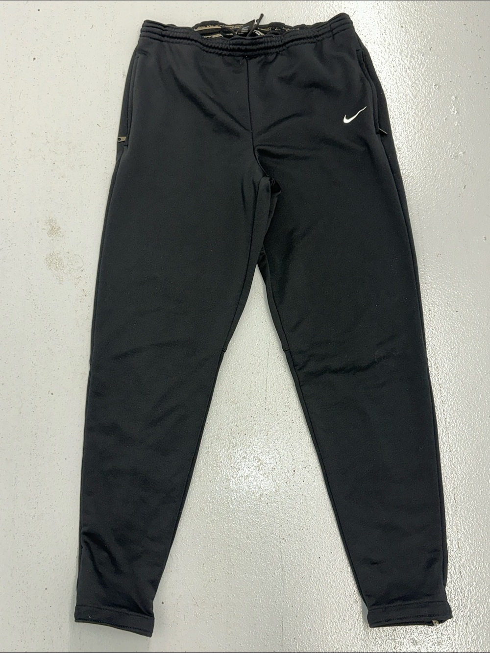 Nike Black Men's Joggers with White Swoosh